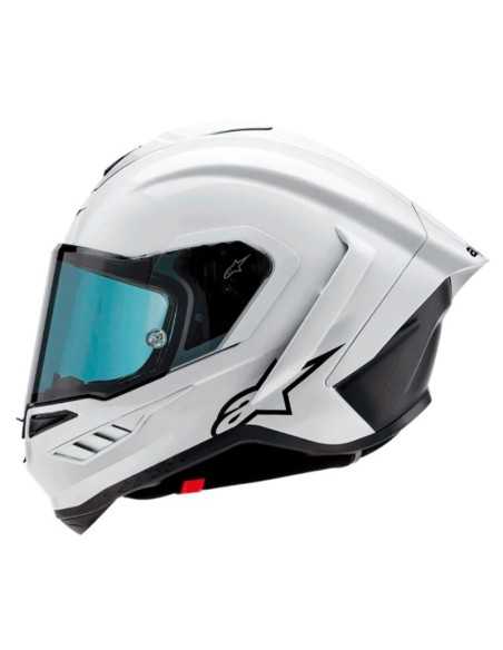 ALPINESTARS SUPERTECH R10 SOLID ECE 06 GLOSSY WHITE Helm