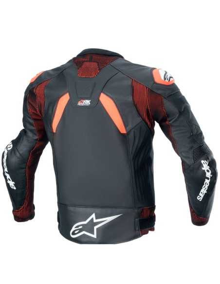 ALPINESTARS GP Plus R V4 Rideknit Jacke Schwarz / Fluo Rot / Weiß