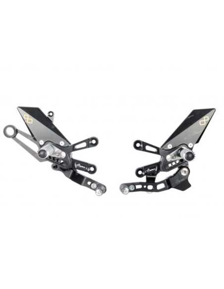 Estriberas Lightech para Aprilia Tuono V4 y RSV4 2018 en adelante