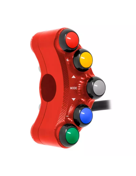 JETPRIME JP PLSR 020 R. Interruptor de manillar izquierdo JETPRIME Racing para DUCATI PANIGALE V4 ROJO