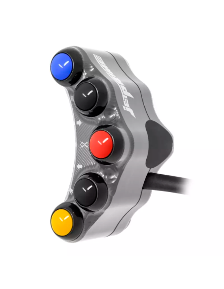 JETPRIME JP PLS 020 T Piña Izquierda CALLE 8 botones Jetprime DUCATI PANIGALE V4 TITANIO