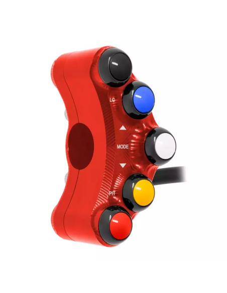 JETPRIME JP PLSR 017 R Piña Izquierda Racing 5 botones Jetprime HONDA CBR 1000 RR FIREBLADE SP 2017-2019 ROJO