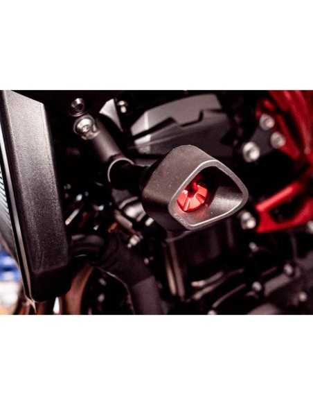 Protectores anti caída anti shock EVOTECH para Kawasaki Z900 2025-