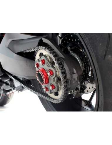 Tuercas ergal CNC EVOTECH para corona M10x1.25