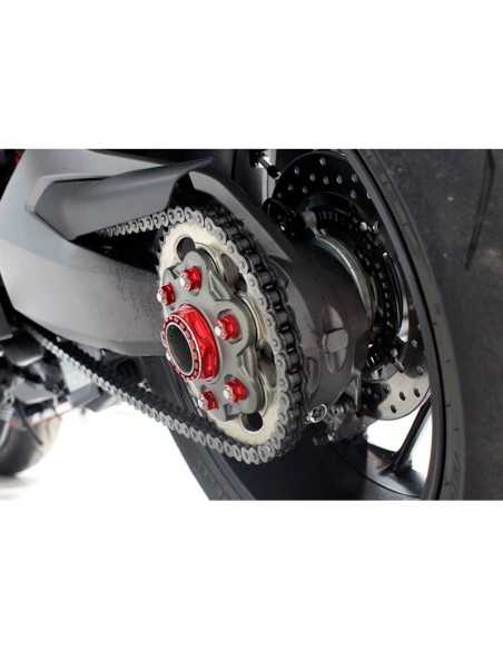 Tuercas ergal CNC EVOTECH para corona M10x1.25