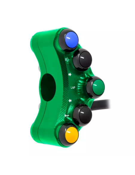 JETPRIME JP PLS 064 V Piña Izquierda CALLE 5 botones Jetprime KAWASAKI ZX-6 / ZX-10 VERDE