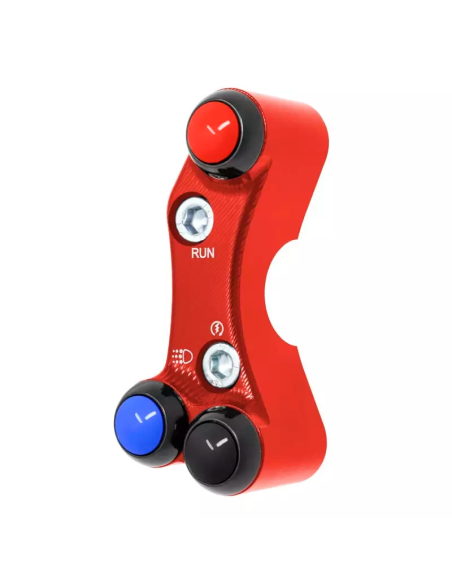 JETPRIME JP PLDB 044 R Interruptor manillar derecho JETPRIME KAWASAKI ZX-6R 2019-2022 VERDE ORIFICIOS DESALINEADOS
