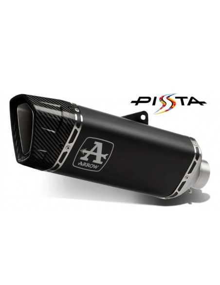 Escape ARROW Pista homologado en titanio negro para KAWASAKI ZX-6R / 636 24-25