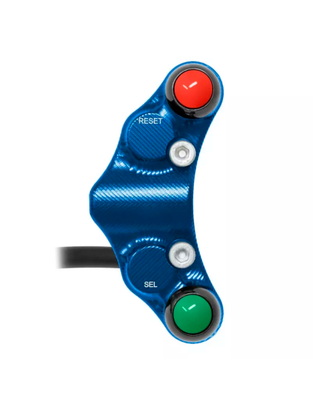 Jetprime JP PLS 073 B Piña Izquierda Carretera 7 botones Jetprime YAMAHA YZF-R7 2022-2024 AZUL