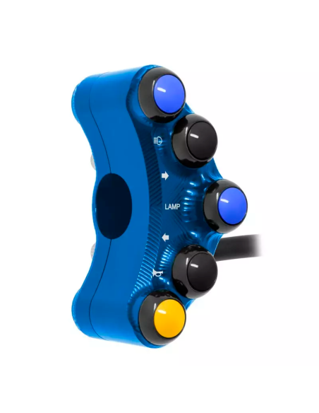 Jetprime JP PLS 073 B Piña Izquierda Carretera 7 botones Jetprime YAMAHA YZF-R7 2022-2024 AZUL