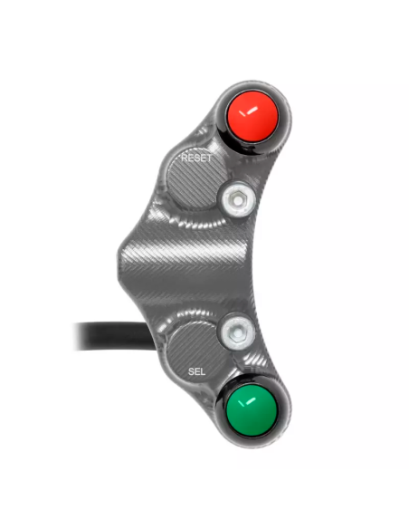 Jetprime JP PLS 073 T Piña Izquierda Carretera 7 botones Jetprime YAMAHA YZF-R7 2022-2024 TITANIO