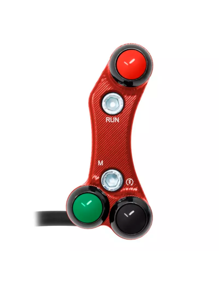 JETPRIME JP PLD 013 R Interruptor de manillar derecho JETPRIME YAMAHA YZF-R6 2017-2022 ROJO
