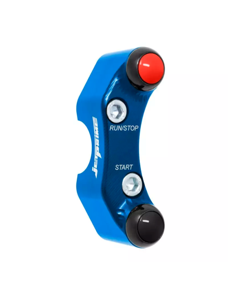JETPRIME JP PLDB 015 B Interruptor de manillar derecho JETPRIME YAMAHA YZF-R3 2015-2018 (orificios desalineados) AZUL