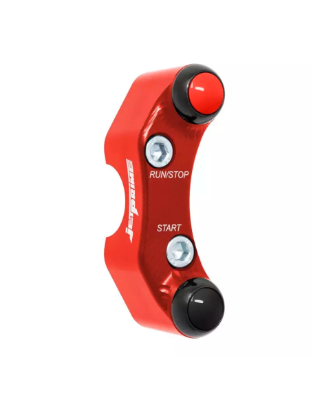 Jetprime JP PLDB 015 R JETPRIME Rechter Lenkerschalter YAMAHA YZF-R3 2015-2018 (verschobene Löcher) ROT