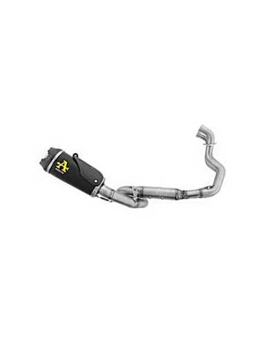 Sistema completo homologado con silencioso Indy Race EVO de aluminio DARK para YAMAHA YZF R9 2025