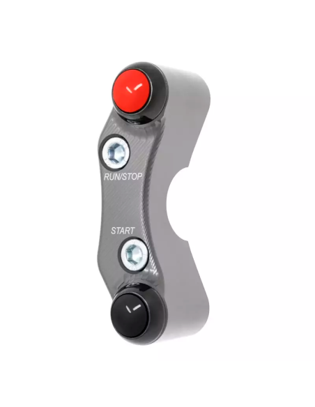 JETPRIME JP PLDB 015 T Interruptor de manillar derecho JETPRIME YAMAHA YZF-R3 2015-2018 (orificios desalineados) TITANIO