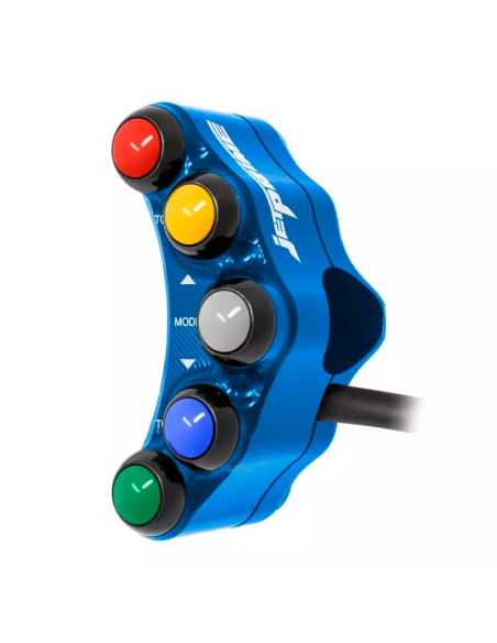 JETPRIME JP PLSR 009TC B Links Racing Pineapple 5 Tasten Jetprime APRILIA RSV4 R RR BLAU
