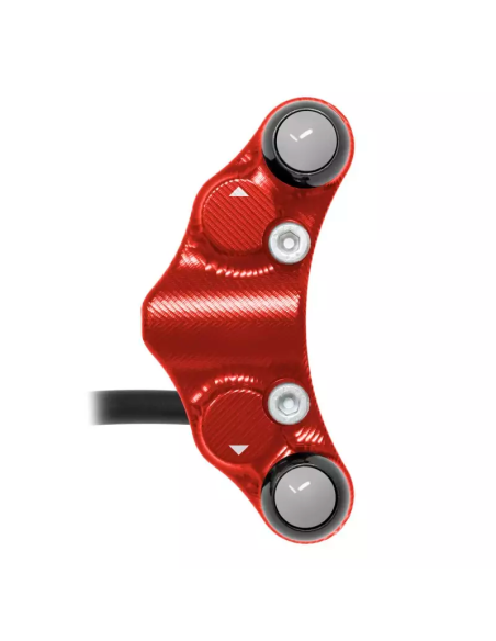 JETPRIME JP PLS 009 R Piña Izquierda Carretera Calle 7 botones Jetprime APRILIA RSV4 R RR RF ROJO