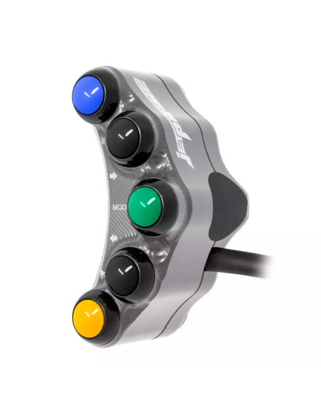 JETPRIME JP PLS 009 T Piña Izquierda Carretera Calle 7 botones Jetprime APRILIA RSV4 R RR RF TITANIO