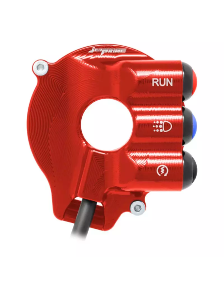 JETPRIME JP ACC 009 R Control del acelerador con interruptor de manillar JETPRIME integrado APRILIA ROJO