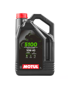 Aceite MOTUL 5100 10W40. Garrafa de 4L. Motores de 4 tiempos.