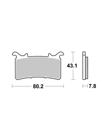Pastillas de freno SBS 985 RST HONDA/BMW (M)