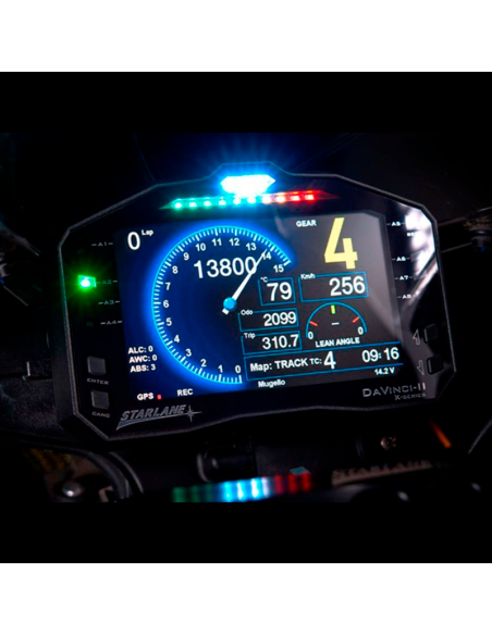 copy of GPS-DATEN-TIMER-ANZEIGE STARLANE DAVINCI II R X-SERIE APRILIA RSV4 FABRIK 2009-2016