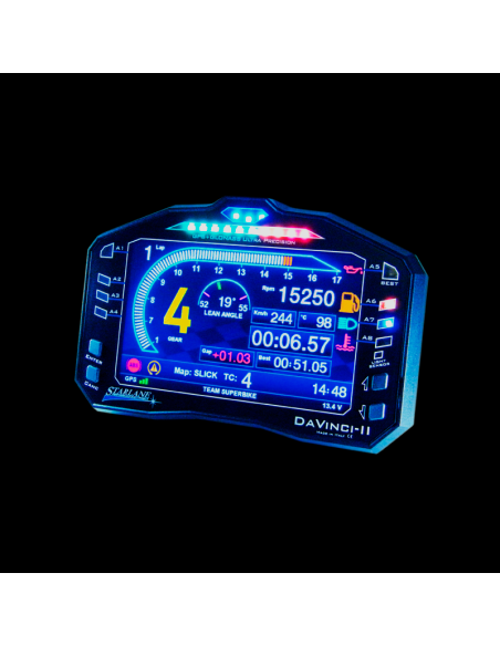 STARLANE PANTALLA DE CRONÓMETRO GPS STARLANE DAVINCI II S X-SERIES MV AGUSTA F3 / F4 CON ECU ELDOR