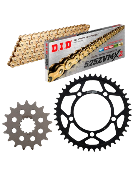 Kit de arrastre como la original cadena Super Reforzado para HONDA CB 650 F 2014-2020