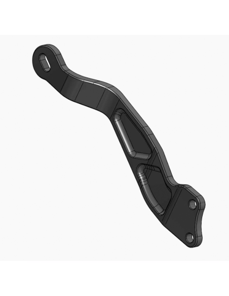 BONAMICI RACING SS_007A REPUESTO SOPORTE DE ESCAPE AKRAPOVIC ESTRIBERAS LATERALES DE FRENO BONAMICI Y011 YAMAHA R1 / M 2015-2022