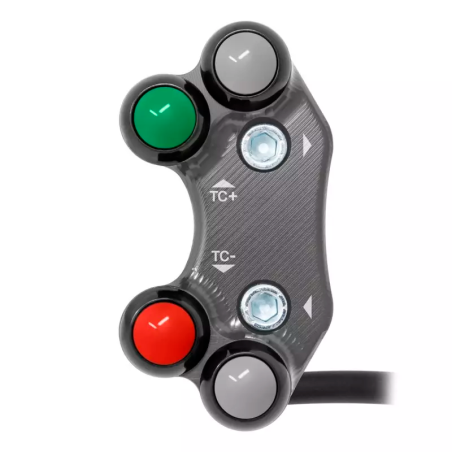 JETPRIME JP PLSR 046 T Piña Izquierda RACING 4 botones Jetprime APRILIA RS 457 TITANIO