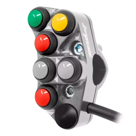 JETPRIME JP PLSR 062. Interruptor de manillar izquierdo JETPRIME RACING Triumph Street Triple 765 R 2023-2024 TITANIO