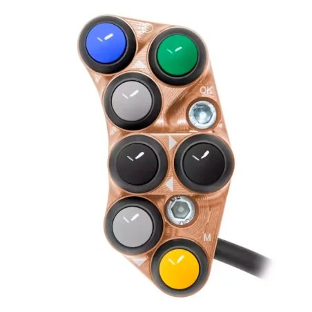 JETPRIME JP PLSR 039 C. Interruptor de manillar izquierdo Racing para Triumph TIGER 900 COBRE