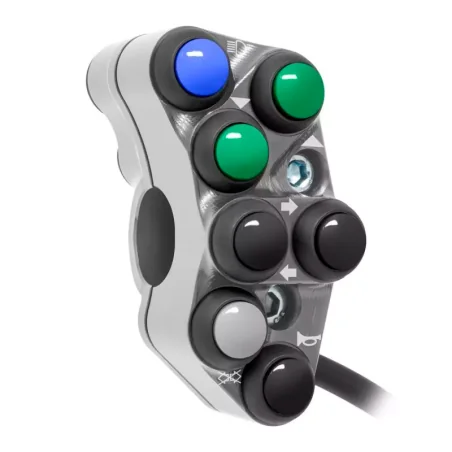 JETPRIME JP PLS 046 T. Interruptor de manillar izquierdo para APRILIA RS 457 2024 TITANIO