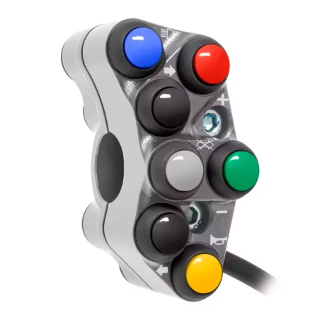 JETPRIME JP PLS 660 T Interruptor de CALLE 12 botones izquierdo para APRILIA RS 660 TITANIO