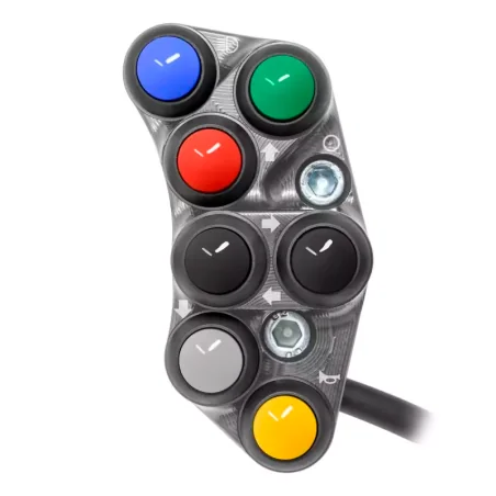 JETPRIME JP PLS 056. Interruptor de manillar izquierdo JETPRIME RACING DUCATI PANIGALE V4 - S 2025 TITANIO