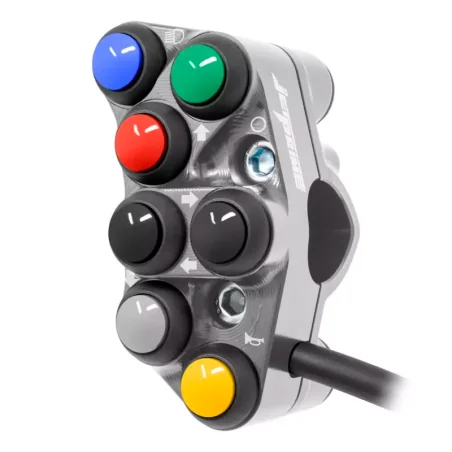 JETPRIME JP PLS 056. Interruptor de manillar izquierdo JETPRIME RACING DUCATI PANIGALE V4 - S 2025 TITANIO