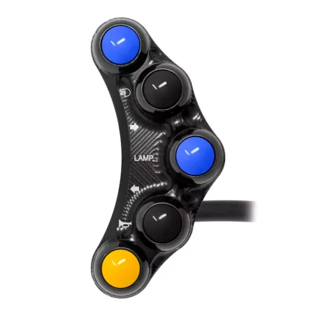 Jetprime JP PLS 044 Piña Izquierda Carretera 7 botones Jetprime KAWASAKI ZX-6R 636 2019-2022
