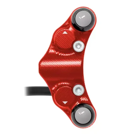 Jetprime JP PLS 044 R Piña Izquierda Carretera 7 botones Jetprime KAWASAKI ZX-6R 636 2019-2022 ROJO