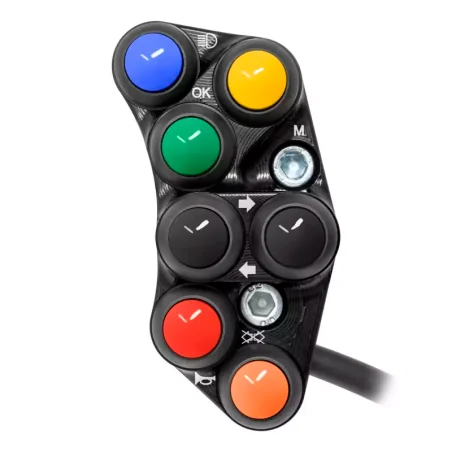 JETPRIME JP PLS 062. Interruptor de manillar izquierdo JETPRIME CALLE para TRIUMPH STREET TRIPLE 765 R 2023-2024