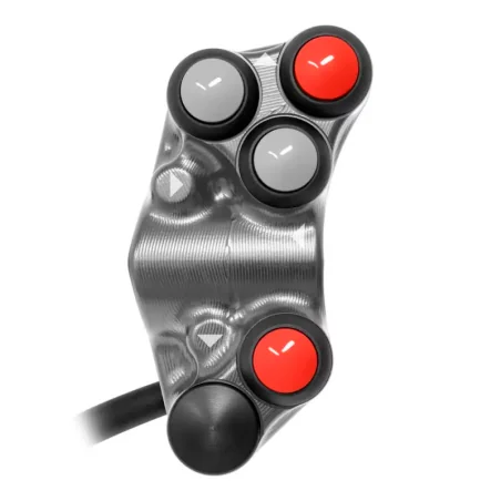 JETPRIME JP PLS 062 T. Interruptor de manillar izquierdo JETPRIME CALLE para TRIUMPH STREET TRIPLE 765 R 2023-2024 TITANIO