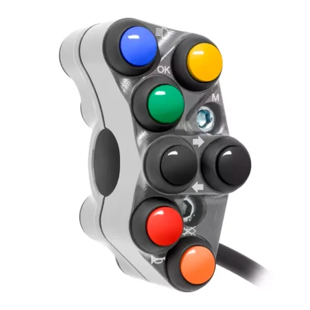 JETPRIME JP PLS 062 T. Interruptor de manillar izquierdo JETPRIME CALLE para TRIUMPH STREET TRIPLE 765 R 2023-2024 TITANIO