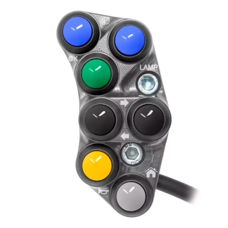 JETPRIME JP PLS 051 T. Interruptor de manillar izquierdo JETPRIME CALLE para YAMAHA XP 560 T-MAX 2022-2024 TITANIO