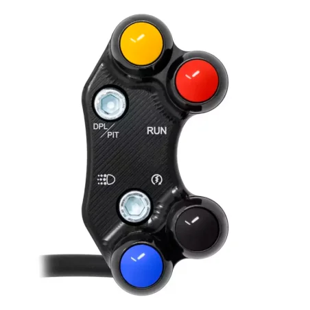 JETPRIME JP PLDB 056 Interruptor de manillar derecho JETPRIME Ducati Panigale V4-S 2025 orificios desalineados