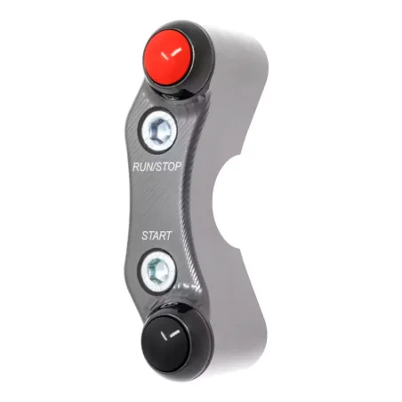 JETPRIME JP PLD 048 Interruptor de manillar derecho JETPRIME KTM 890 ADVENTURE orificios alineados TITANIO