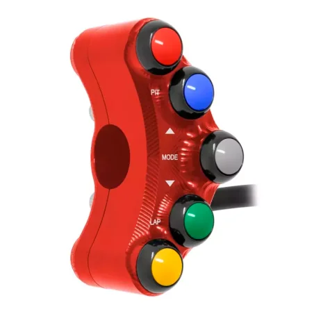 Jetprime JP PLSR 004 R Piña Izquierda RACING 5 botones Jetprime KAWASAKI ZX-10R-R 2016-2018 ROJO