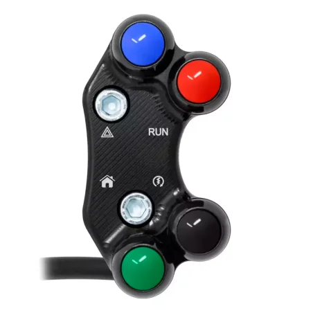 JETPRIME JP PLDB 039 Interruptor de manillar derecho JETPRIME Triumph Street Triple 765 RS-MOTO2 orificios desalineados