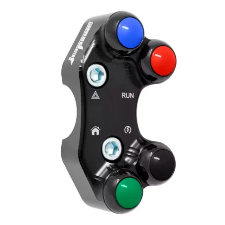 JETPRIME JP PLDB 039 Interruptor de manillar derecho JETPRIME Triumph Street Triple 765 RS-MOTO2 orificios desalineados