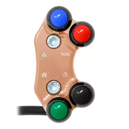 JETPRIME JP PLDB 039 C Interruptor de manillar derecho JETPRIME Triumph Street Triple 765 RS-MOTO2 orificios desalineados COBRE