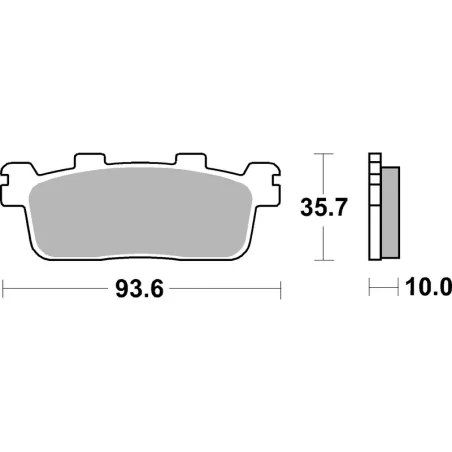 BREMBO 07069XS Pastillas de freno sinterizadas Brembo 07069XS